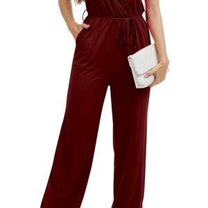 Burgundy Jumpsuit